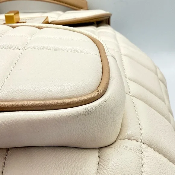 Kate Spade Evelyn Quilted Small Backpack in Ivory - Picture 7 of 12